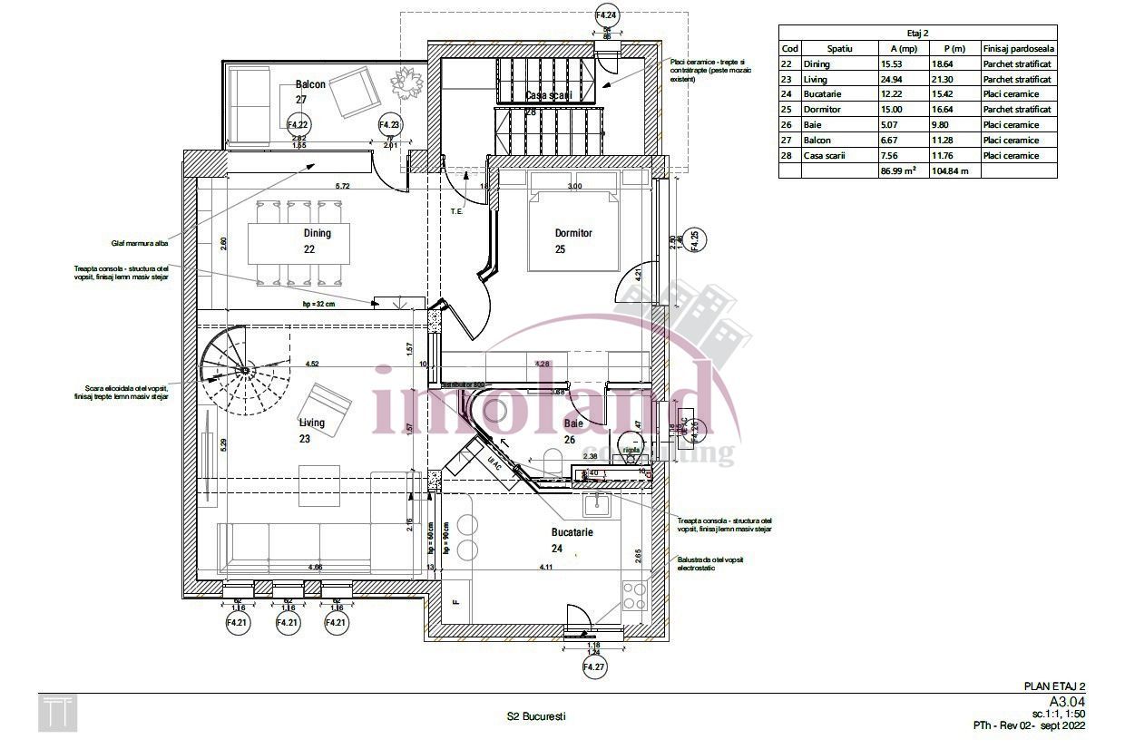 Vila - Floreasca - 12 camere+curte - Piata Floreasca - Schiță 17