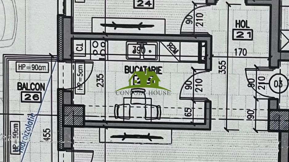 Apartament 2 camere, bloc nou, P+3, Ap.03, Parter, Bl.7 - CP2462293 - Poză 6