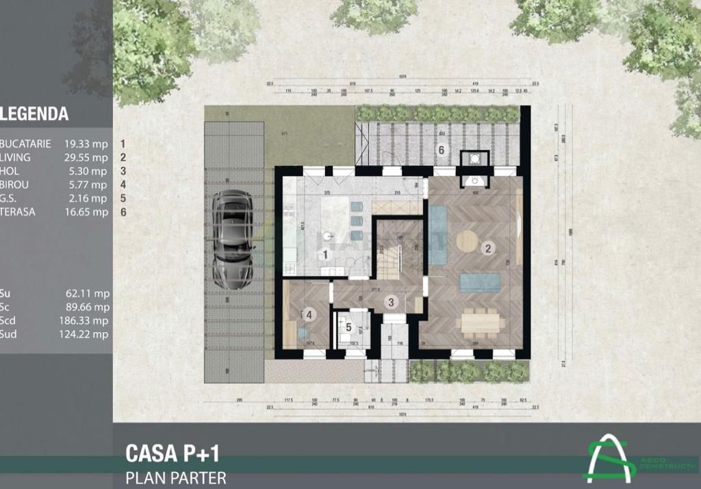 Casa individuala Pipera | Mobilata | Utilata | de inchiriat - Schiță 27