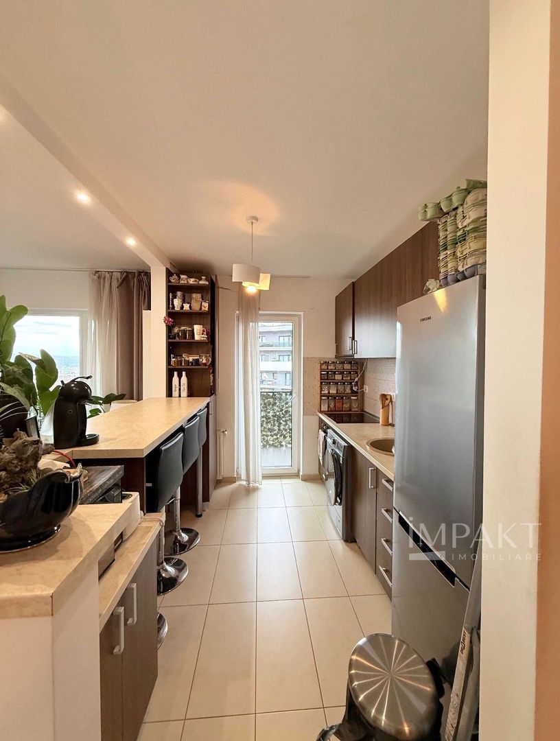 Apartament cu 3 camere si terasa spatioasa 26mp in Buna Ziua - Poză 2