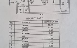 Apartament  3 cam Ion Mihalache - Schiță 6