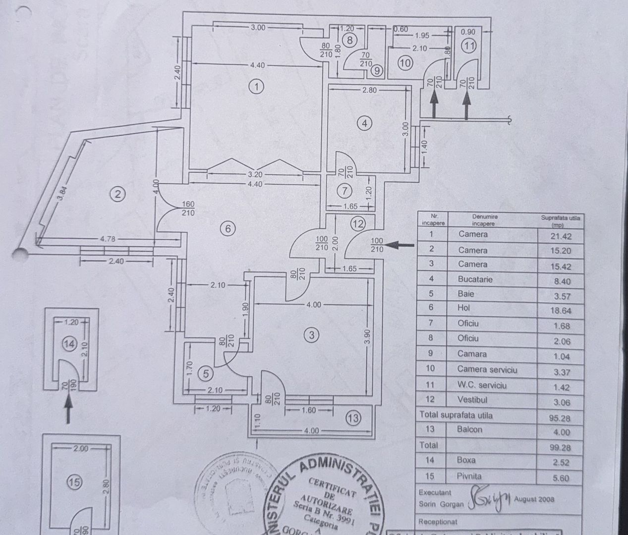 Apartament 4 Camere-Mantuleasa -100mp fără risc/fără urgenta - Poză 11