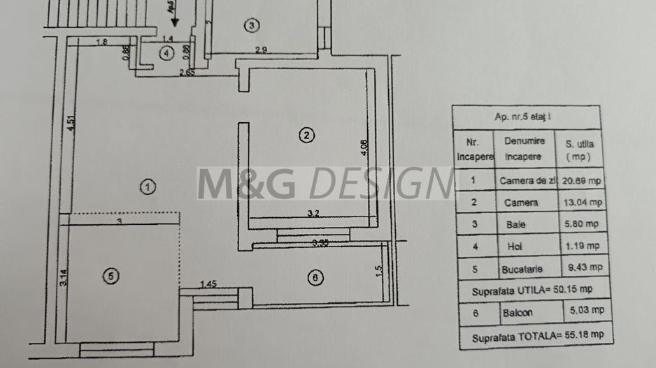 Apartament 2 camere Giroc - Poză 12