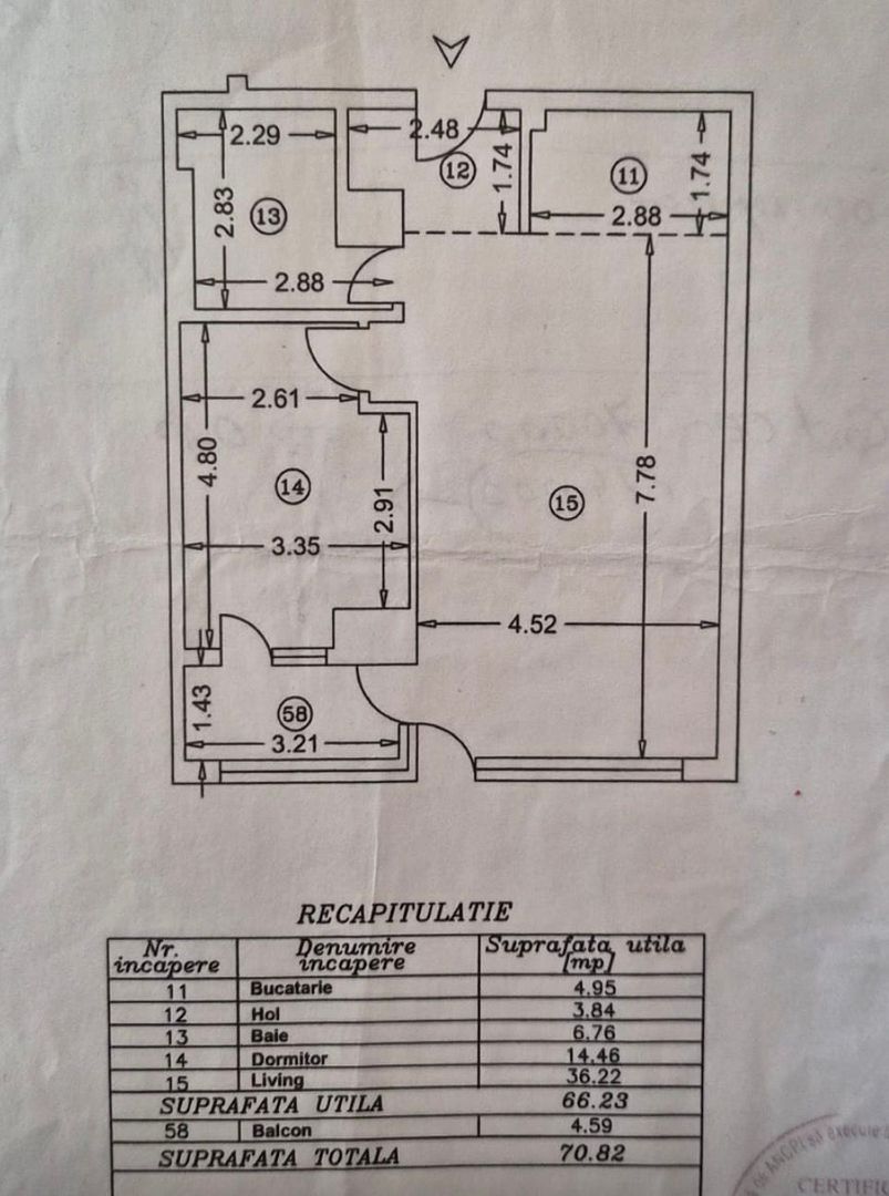 DE VANZARE APARTAMENT 2 CAMERE | BLOC NOU | ZONA MALL VITAN - Schiță 10
