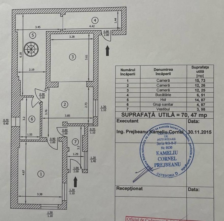 Vanzare casa 5 camere, singura in curte, zona Grivita-Turda-Ion Mihalache - Poză 15
