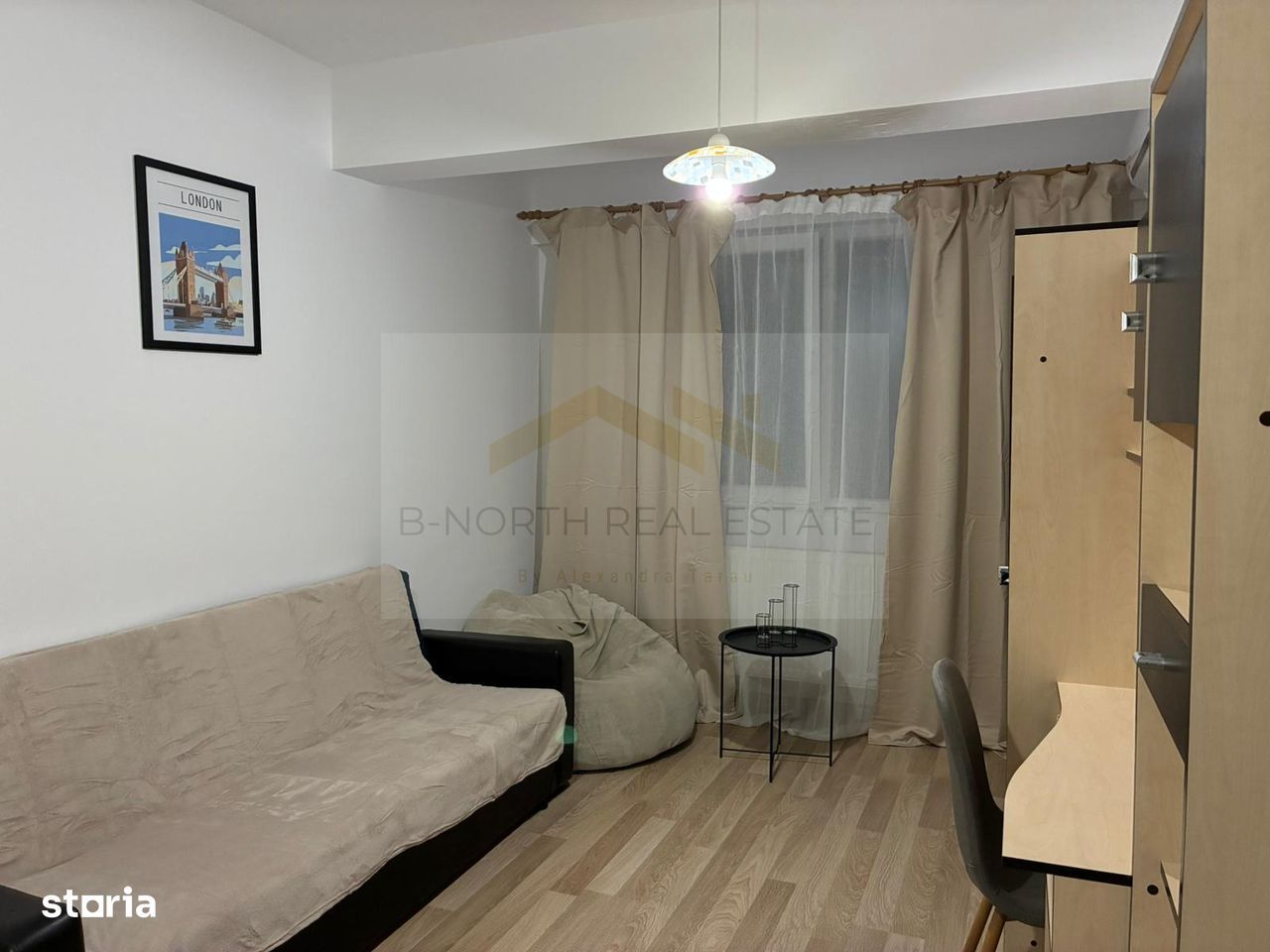 Garsonieră de închiriat în Chiajna, Weiner Palada, 33 mp, bloc nou, mobilată - Poză 1