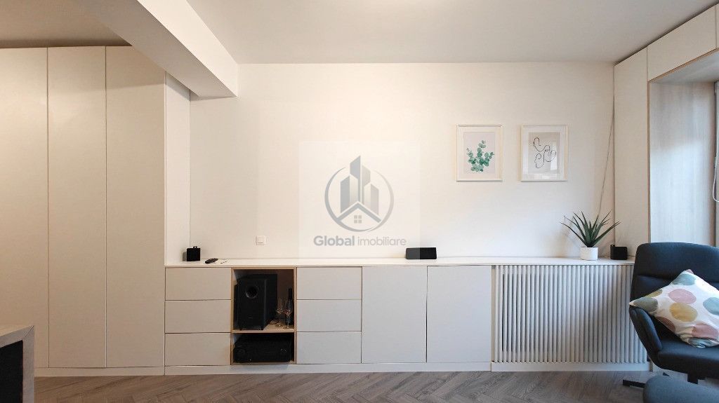 Garsonieră modernă Grivița | 39 mp | Mobilată complet | 600 € - Poză 9