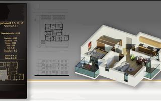 Zona Soarelui / Apartament cu 2 camere / Etaj 1 / Ultrafinisat - Poză 1