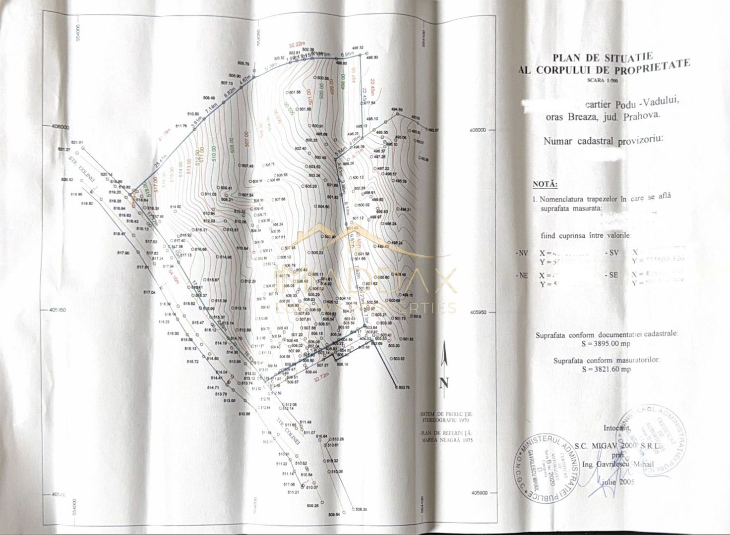 Teren *3895mp* - P+2 / Studiu Geo // Breaza - Prahova - Schiță 15