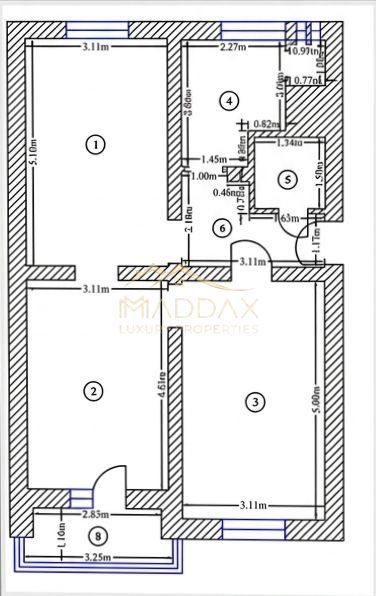Inchiriere 3 camere Floreasca/Nemobilat/Parter/Pretabil firma/Centrala - Poză 5