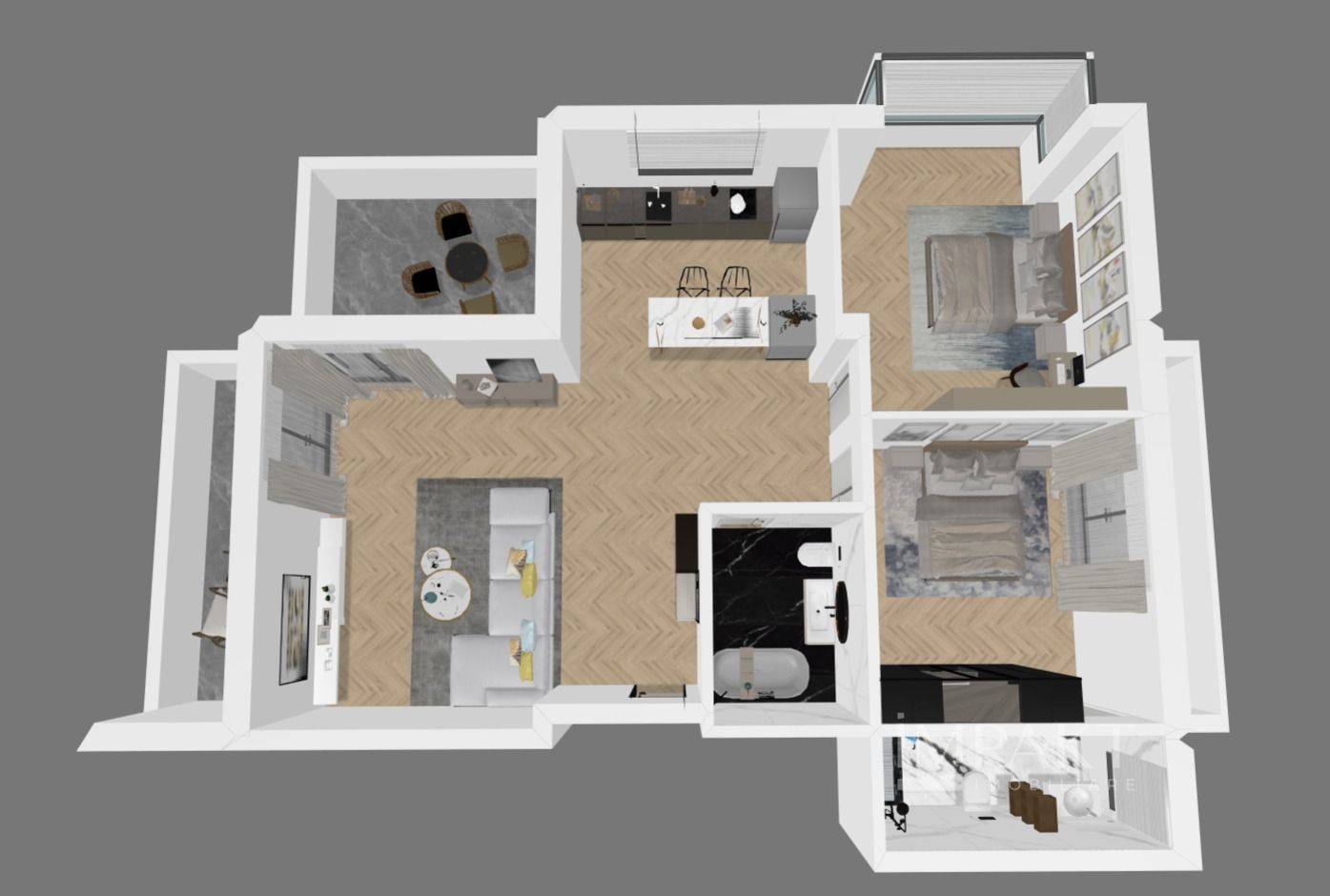 Penthouse cu Vedere Panoramica si Linistea Padurii | Terra, Floresti - Poză 3