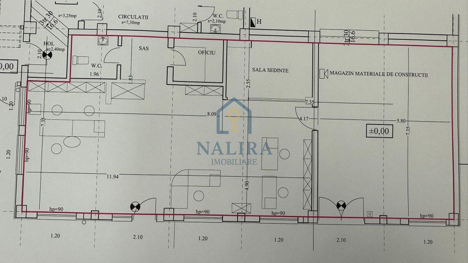 Spatiu comercial de inchiriat- parter - in cladire de birouri Olteniei - Poză 6