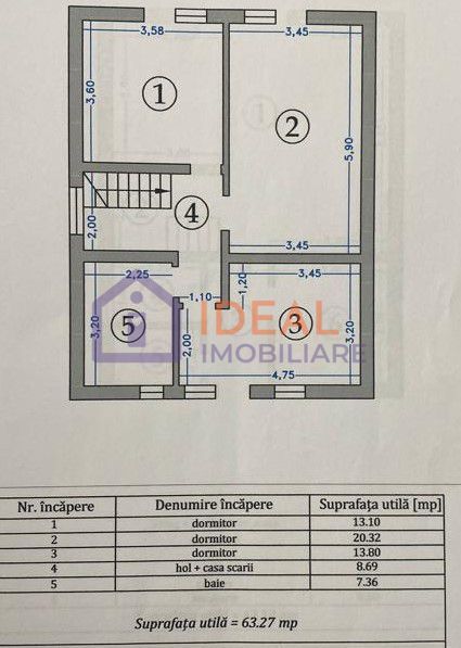 Duplex  Modern LA CHEIE cu 4 camere si gradina ,in Cristian - Schiță 14