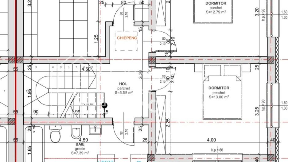 Casa Tip Duplex cu 4 camere si gradina, zona Selimbar - Schiță 8