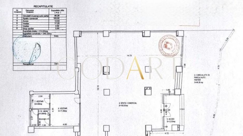 SPAȚIU COMERCIAL ULTRACENTRAL | PARCARE PRIVATA - Poză 1