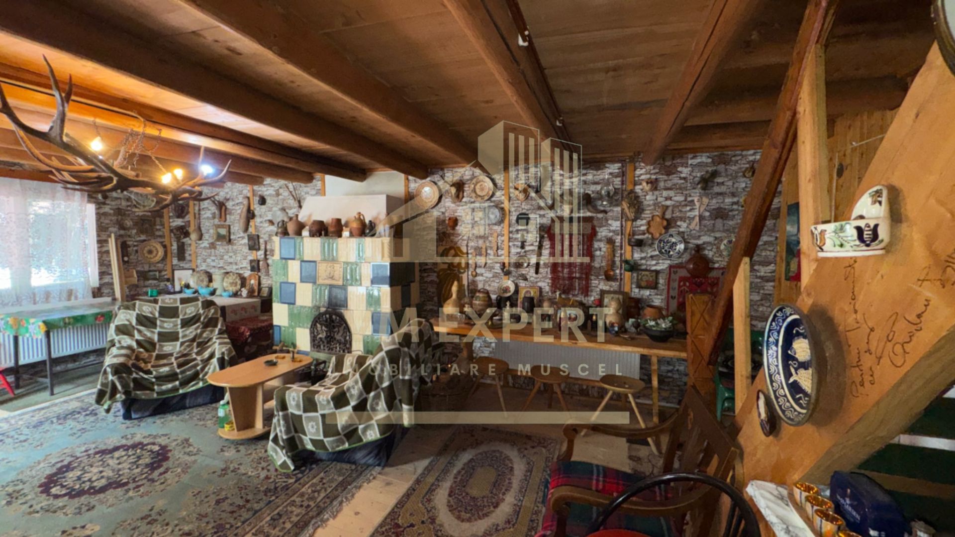 CASĂ 4 CAMERE TEREN 630 MP DAMBOVICIOARA  ARGES - Poză 15