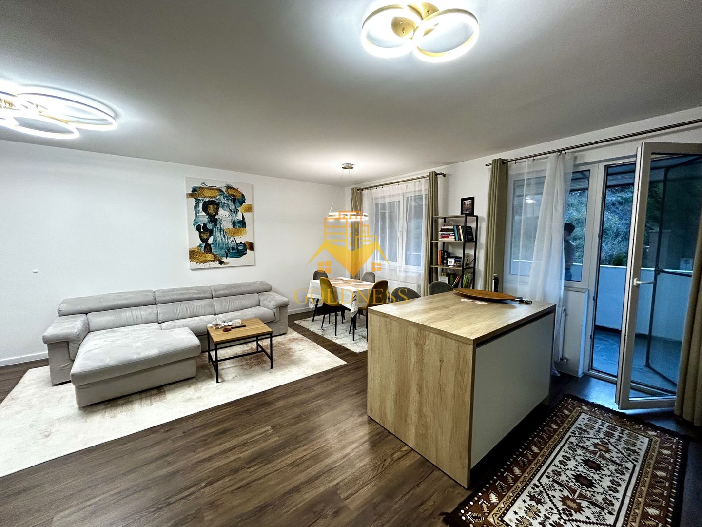 2 camere open space, Modern, Parcare, Zona Fagului, Floresti - Poză 5