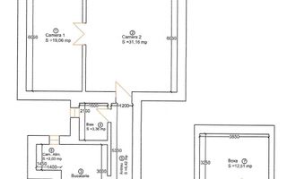 🏡 Apartament 2 camere – Piața Maria ✨ - Schiță 9