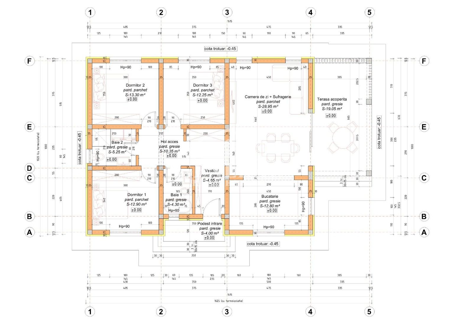 Casa la rosu 150m2 in Mocira MM teren 5,5 ari - Poză 4