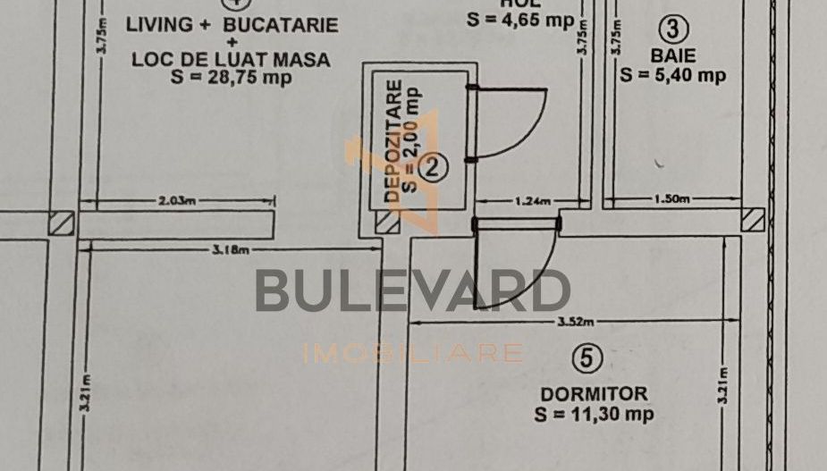 Apartament cu 3 camere + Parcare, bloc nou, zona Calea Turzii! - Poză 8
