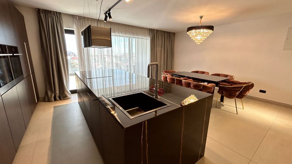 PENTHOUSE ULTRAMODERN INTELIGENT MOBILAT ULTRALUX terasa 120mp Zona Domeni - Poză 3