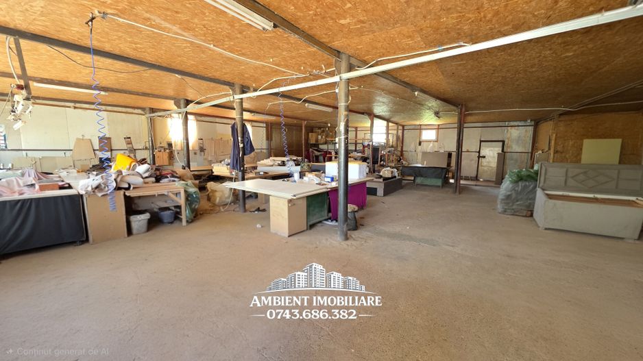HALĂ PRODUCȚIE - ATELIER cu SC-578 mp, teren 716 mp, VASLUI - Str. Burebista; - Poză 8