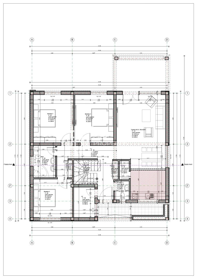 Casă individuală 120 mp utili | Teren 600 mp | Pompă de căldură | Șura Mică - Schiță 11