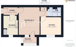 Apartament cu 2 camere, etajul 1, in zona Girocului - Liviu Rebreanu - Poză 13