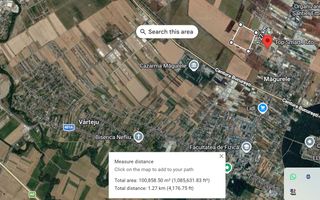 Vand teren intravilan 58.807 mp Magurele strada Fermei - Poză 3