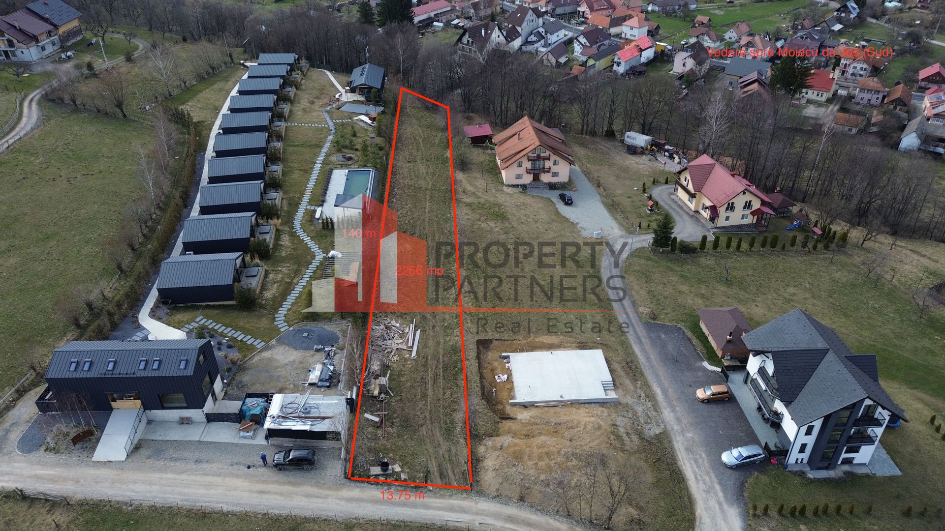 Teren intravilan 2.256 mp Bran – Podul Șimonului  |  Ideal cabane | Vedere Munte - Poză 1