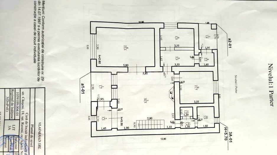 Casă spațioasă cu 2 niveluri | 273 m² Suprafață Totală | 12 ari | 3 dormitoare + living | Anenii Noi – Ruseni - Poză 20