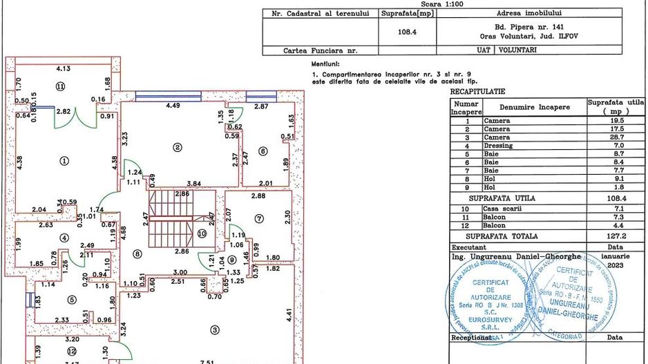 Vila duplex premium cu piscină | Oxford Gardens – Pipera |Lângă pădure - Schiță 21