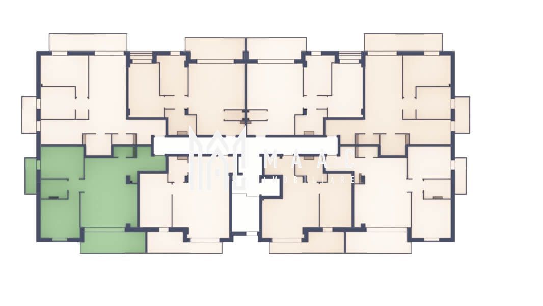Apartament 3 camere | Balcoane 15.1 mp | Etaj II | Turnisor - Poză 6