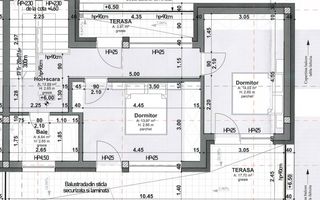 Ap 4 camere  in imobil tip vila, 116 mp utili + terasa 17 mp! - Schiță 3