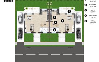 PORUMBESCU RESIDENCE | Vila Green + Renault Clio Evolution E-Tech Hybrid 2024 - Schiță 40
