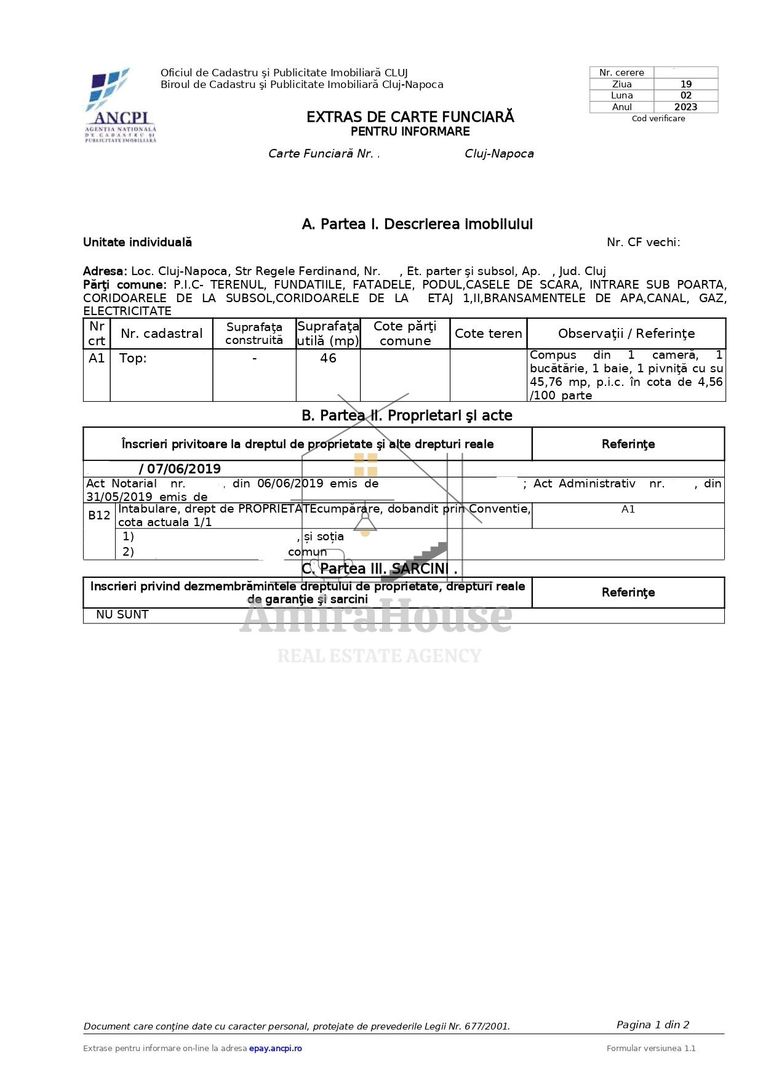 Doua apartamente de 49 mp si 46 mp, finisate, cladire istorica, str R Ferdinand - Poză 3