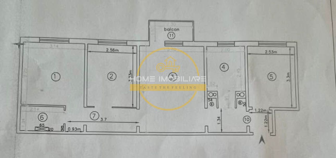 Apartament 4 camere / et3/ 63.3mp in zona Alexandru - Poză 7