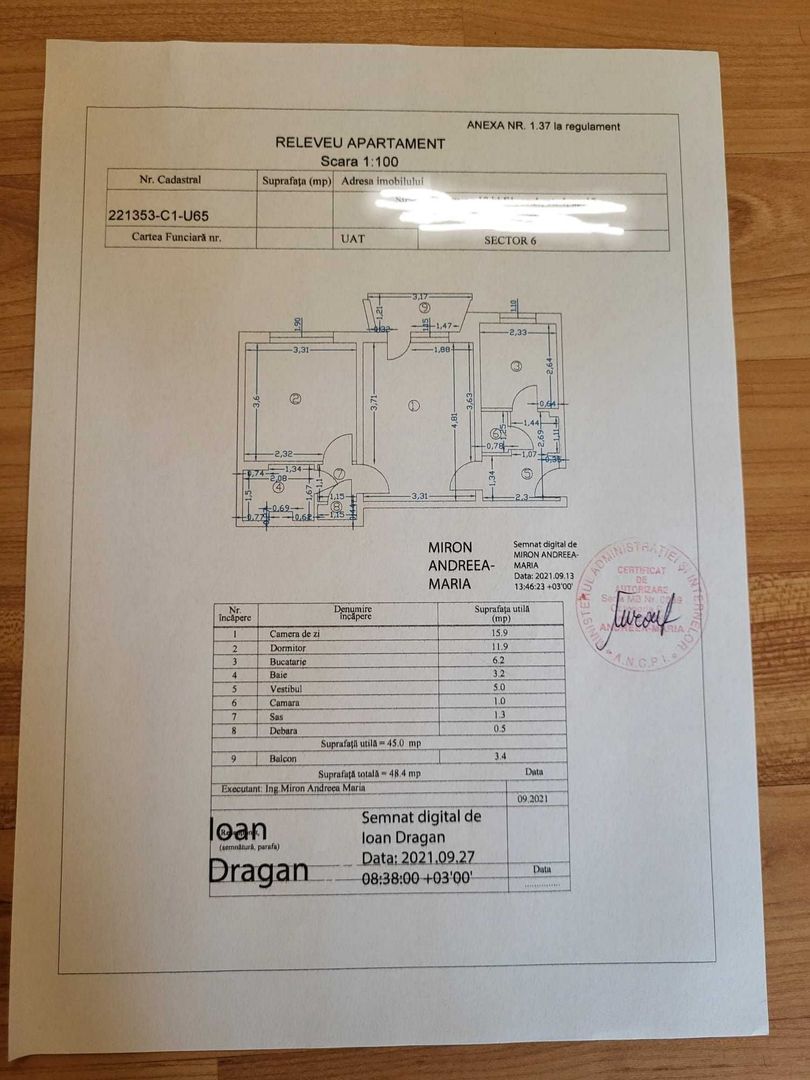 Apartament 2 camere, Drumul Taberei, bloc de tip F, Plaza, 4/4 - Poză 1
