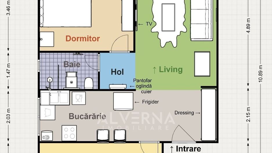 Apartament 3 camere | 58 mp + balcon 9 mp | Parcul Central – Cetatuia - Poză 12