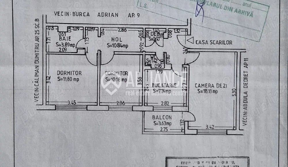 Apartament 3 camere de vanzare (COD10) - POARTA 6 - Poză 7