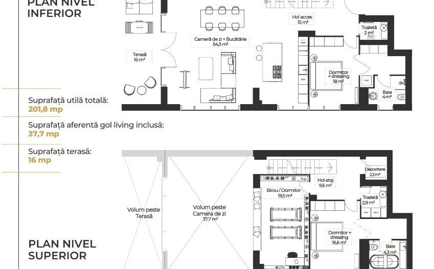 Loft premium cu 4 camere și arhitectură spectaculoasă | Floreasca - Poză 16