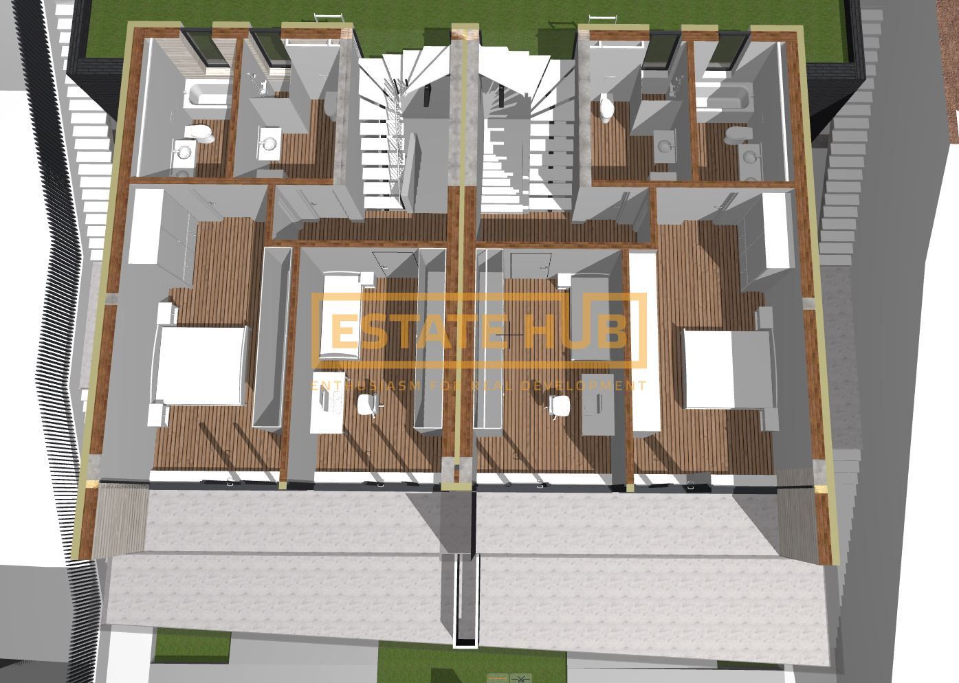 Casa tip duplex, cart Europa, Strada Luminii - Poză 9