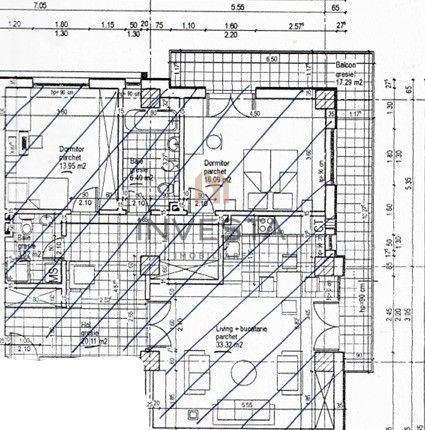 Oferta de TOP! Apartament 3 camere si parcare subterana! 94mp+ terasa! - Schiță 22