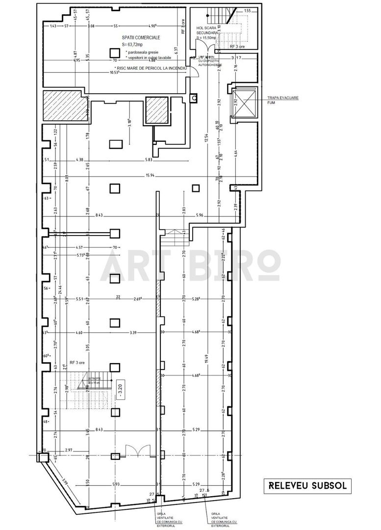 Zero comision, 450-680mp spatiu showroom Clucerului, amenajat, ISU - Poză 16