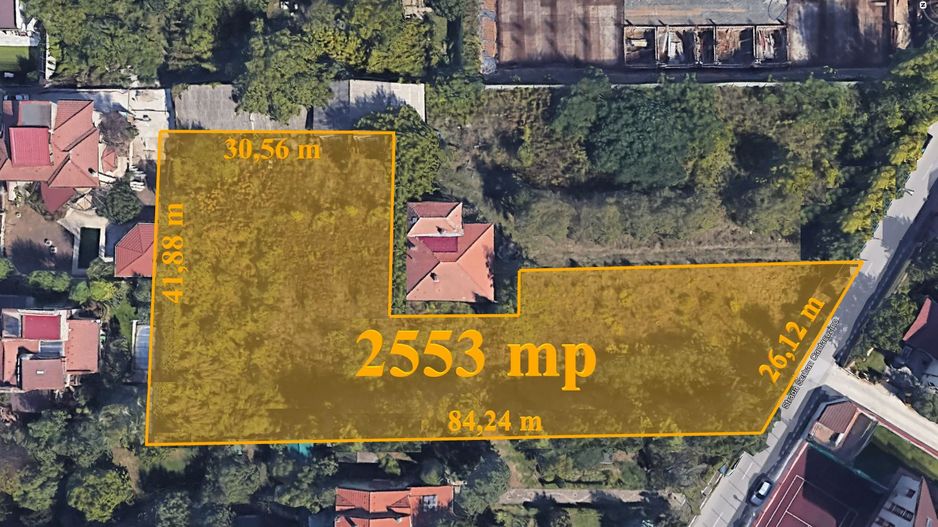Teren 2553 mp | Iancu Nicolae | Serban Cantacuzino | - Schiță 5