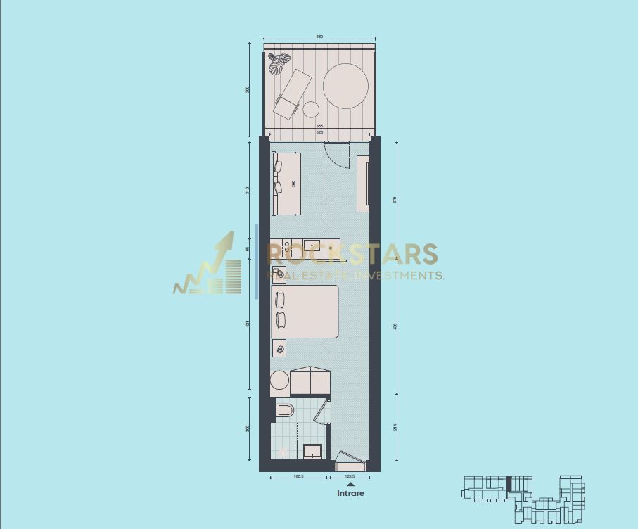 Studio 41mp | Terasa 10mp | Jacuzzi | Galileo | Olimp - Poză 10