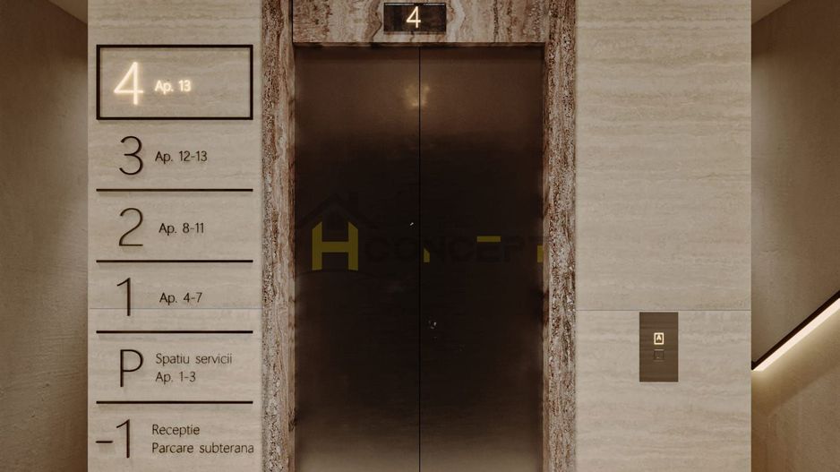 Apartament cu 3 camere, stradal, parcare subteran, vedere superba - Poză 2