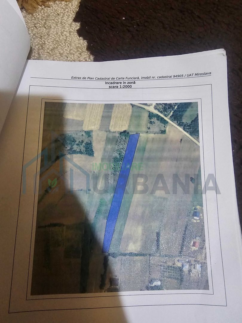 Teren extravilan de vânzare, str. Conacului, sat Proselnici, com. Miroslava, Iași - Poză 2