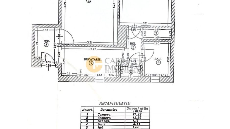 2 camere I Bulevard General Gh Magheru I Etaj 2 I 1960 - Poză 5