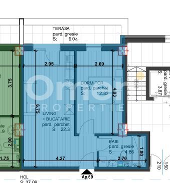 Apartament 2 camere de vânzare - 51.05 mp - Complex Regele Ferdinand 77E - Poză 3